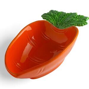 Carrot Shaped Serving Bowl  / Candy Dish
